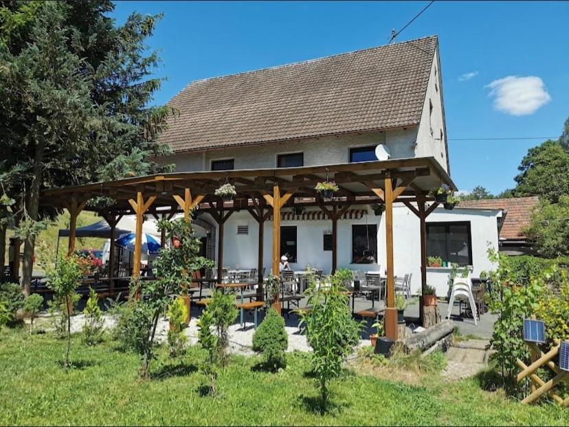 Ferienwohnung Gasthof Zur Saegemuehle Hiltpoltstein Exterior foto