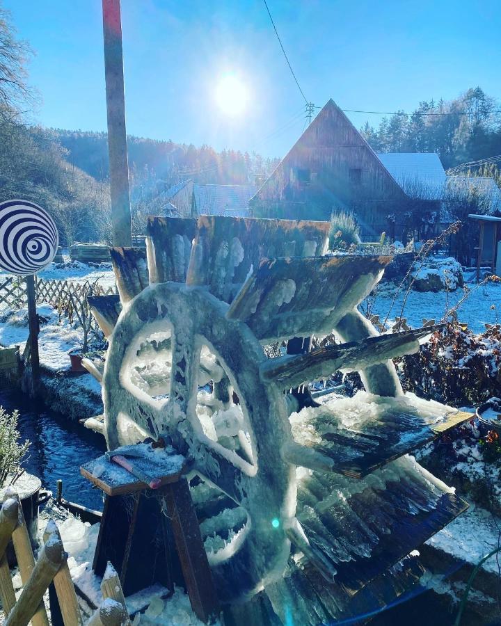 Ferienwohnung Gasthof Zur Saegemuehle Hiltpoltstein Exterior foto